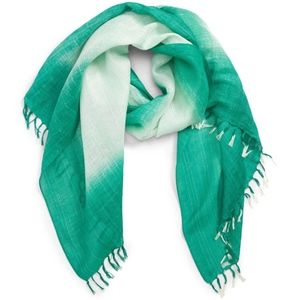 Nordstrom Ombre Shimmer Linen Blend Scarf